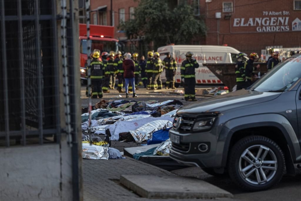 Deadly Blaze Engulfs Johannesburg Building Killing At Least 73