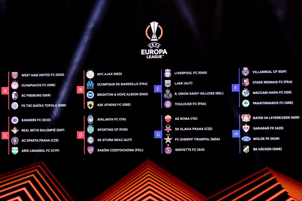 UEFA Europa League 2023 2024 groups are chosen during UEFA Europa League 2023 2024 Group Stage Draw Latest