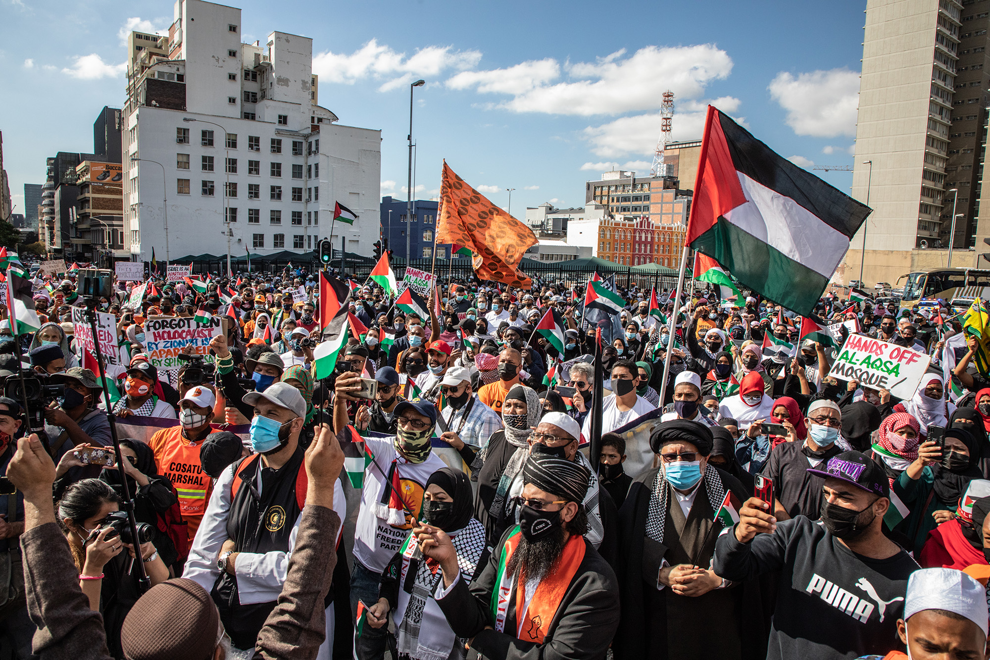 Thousands Rally for Palestinian Solidarity in Cape Town